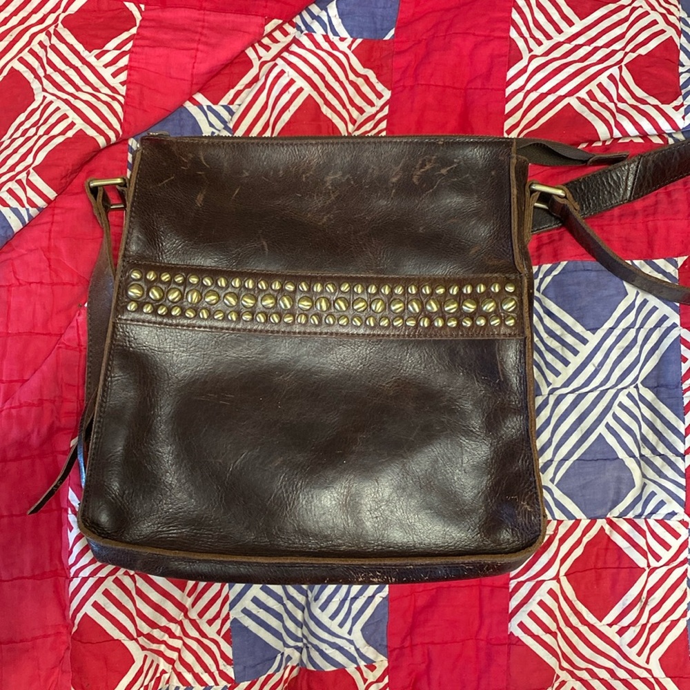 Leather Studded Purse